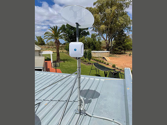 Tin Roof - Starlink Mount Roof Kit for Dishy - Round Dish Gen 1